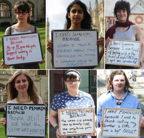 awkwardsituationist: cambridge university students were asked on campus why they needed feminism. he