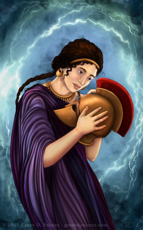 Metis:This Greek goddess is an Oceanid, daughter of Oceanus and Tethys, as well as one of the Titan 
