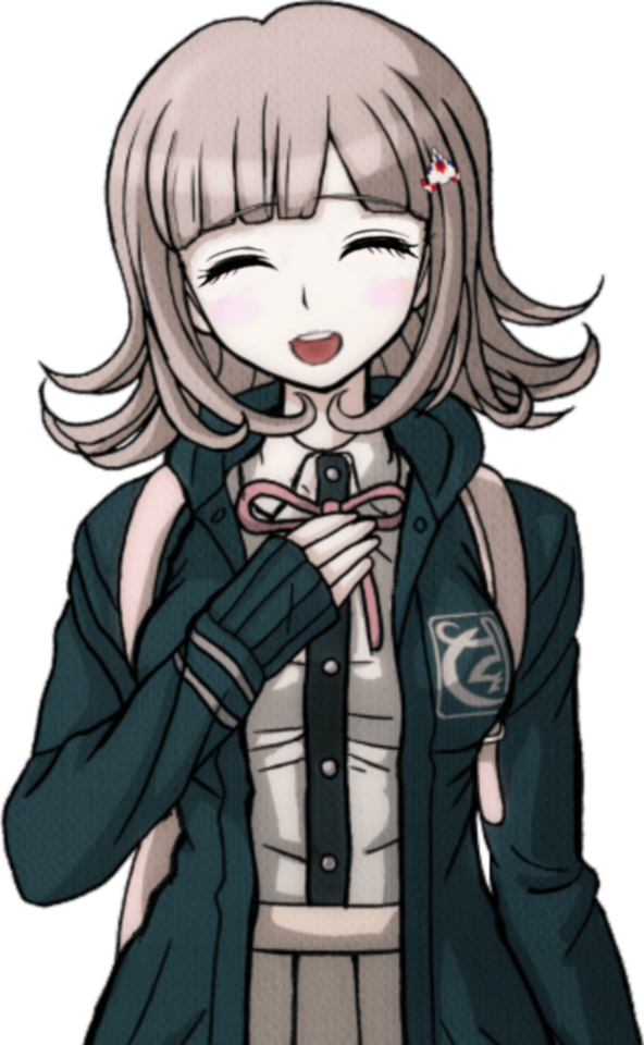 #chiaki nanami sprite edit on Tumblr