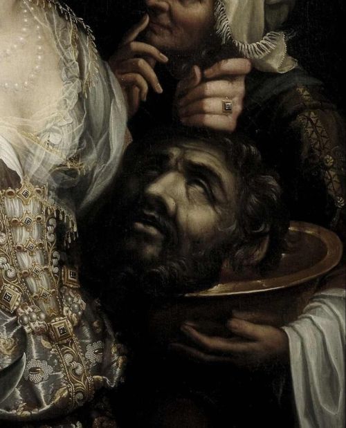 templeofapelles:  detail, Judith with the Head of Holofernes,  Fede Galizia  (1578–1630)  