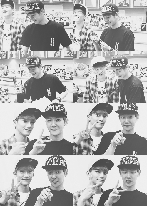ibaeks:  baekhyun and chen for sukira   