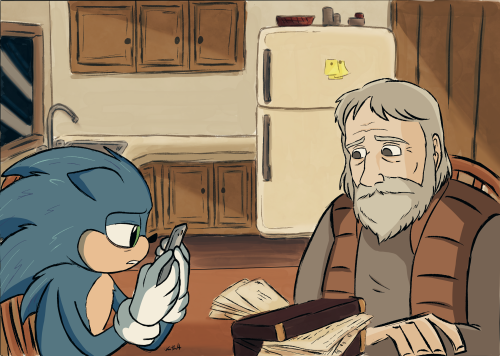 katlyntheartist:It was around 3 AM on what was officially Sunday morning when his phone rang. Sonic 