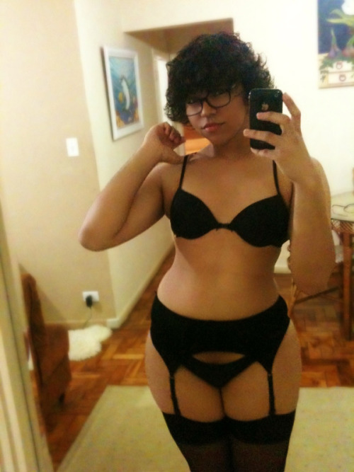 submissivefeminist:  chocolateist: shanellbklyn:  thickwoodbk:  spectrumofadistantdream:  Thigh highs make me feel really sexy!  #seductive  Trans Woman Supremacy!  Third one is giving me feels. Omg. ♥   Holy shit, you gorgeous creature!