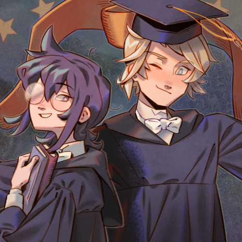 GRADUATING FROM LUTWIDGE ACADEMY !   ✨gift for animes-trash​, for the 2021 PH secret santa