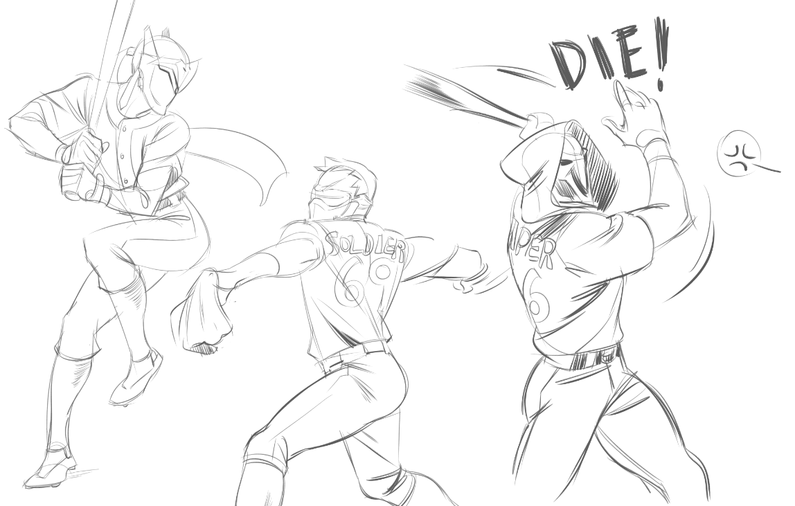 solusbane:  more overwatch doodles xDD 