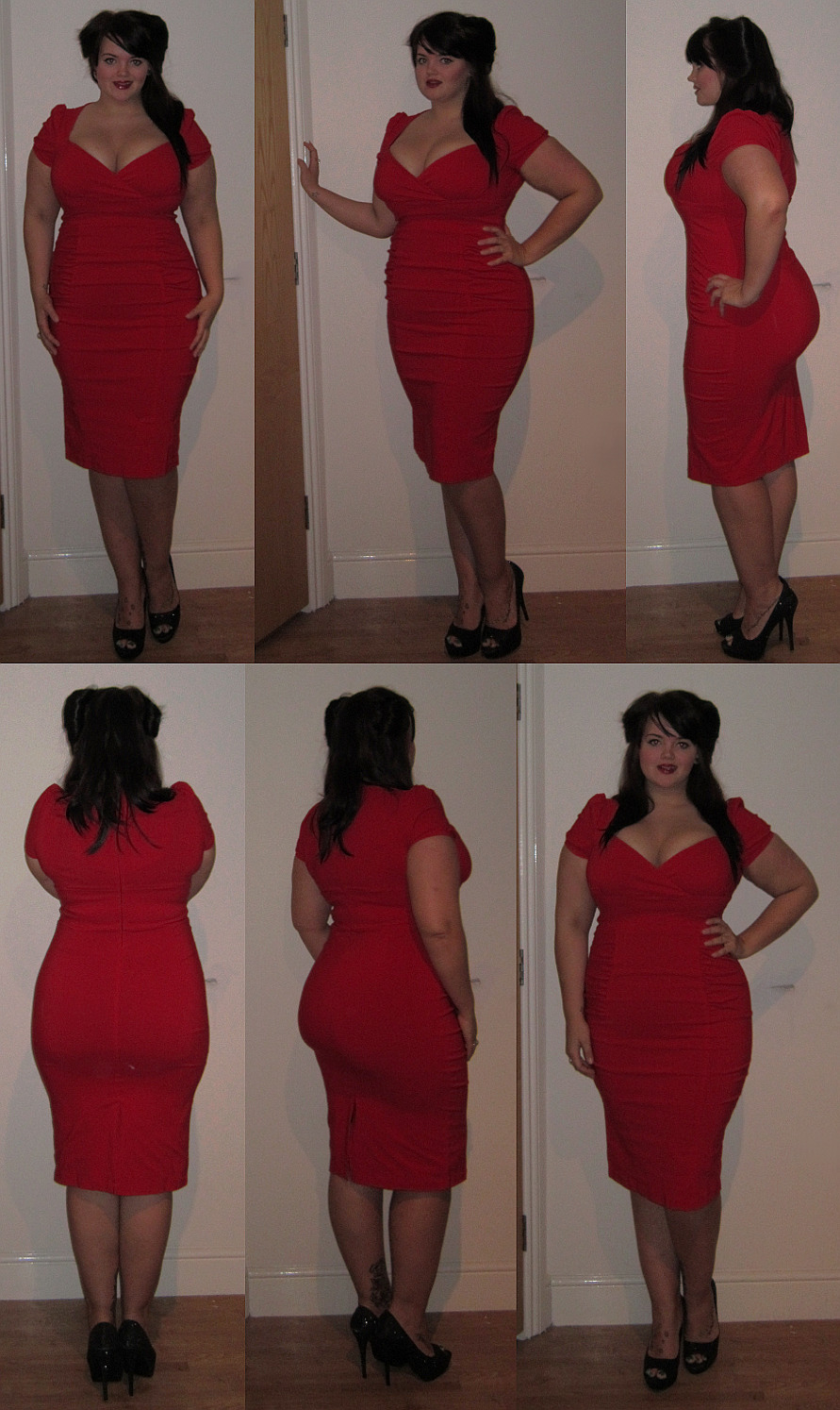 fullerfigurefullerbust:  Red Dita &lt;3 http://www.dollydagger.co.uk/default.asp?partner=FullerFigureFullerBust