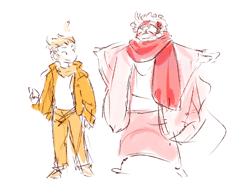 Some Hermes/Hypnos modern auI just think they’d be cute!