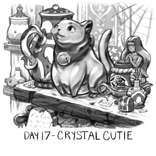 Inktober Day 17- Crystal Cutie