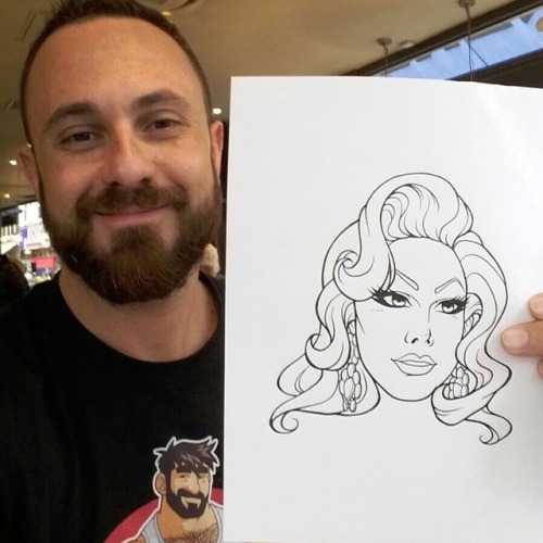 NEW CATIA LEE LOVE : Roberto aka @bobobearart is on fire this week and loving @cabaretsoup drawing f