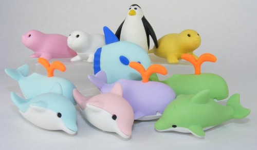 toysntoys: japanese animal erasers