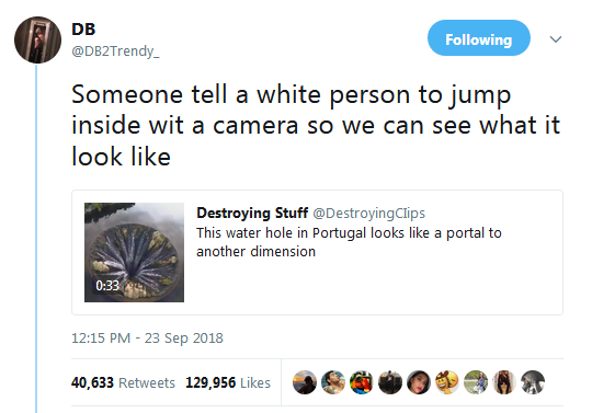 bracarvs: lordmeowdemort:   bracarvs:   confusedwhiteperson:   endangered-justice-seeker:  LOL I’M WEAK   Why was that my exact thought tho   You know what? I’m about to say it   Say it girl   
