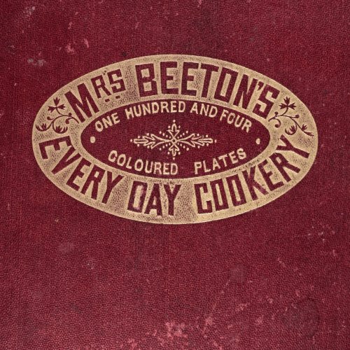 Gilt detail from the cover of Mrs. Beeton&rsquo;s Dictionary of Everyday Cookery 1878