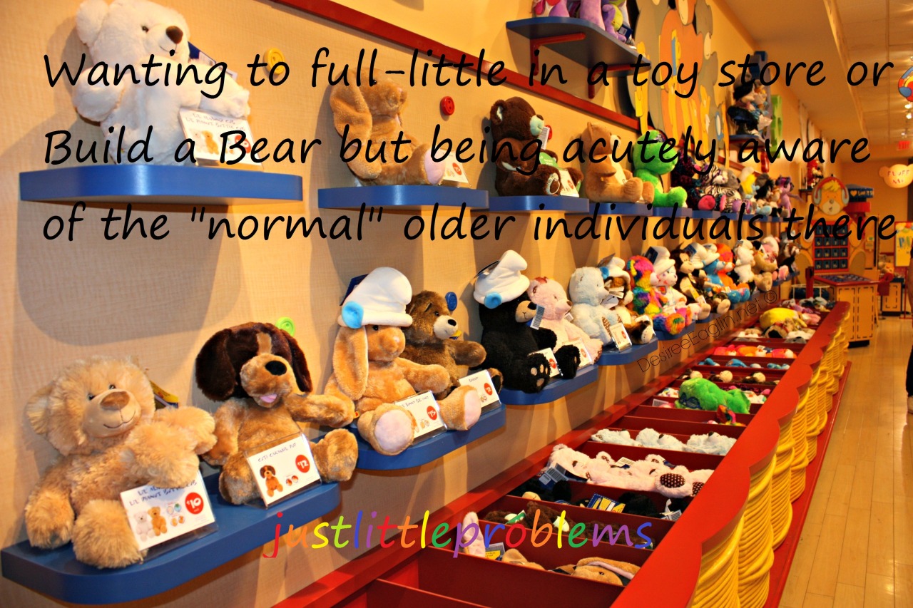 babypinkprincess:  justlittleproblems:  &ldquo;Wanting to full-little in a toy
