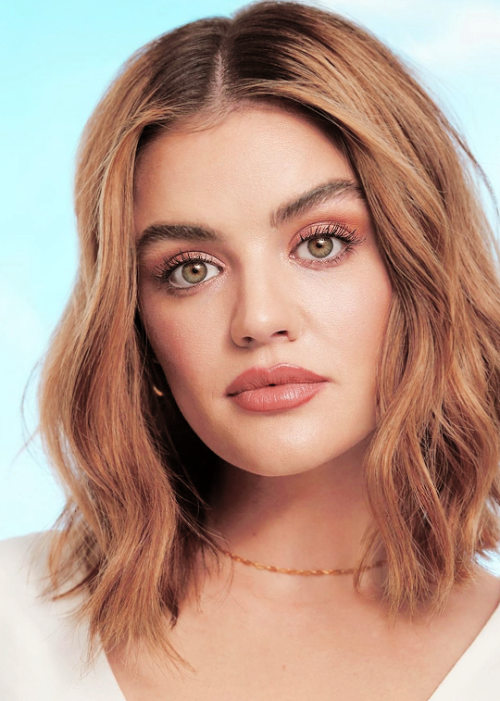 plldaily:LUCY HALE photographed for Almay