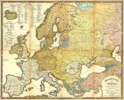 mapsontheweb:Ethnographische Karte von Europa: Heinrich Berghaus, Gotha, 1847.