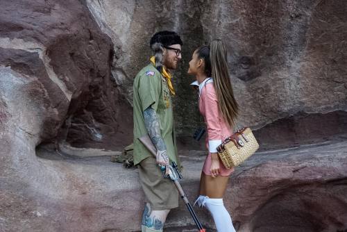 Porn Pics wesandersonian:  Ariana Grande and Mac Miller