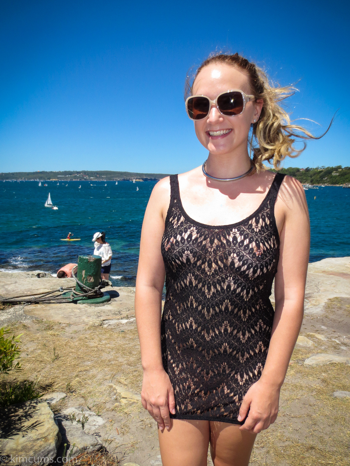 The Wicked Weasel Oasis dress at Balmoral beach =)
