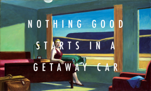 Taylor Swift - ‘Getaway Car’ (2017) | Edward Hopper - Western Motel (1957) | x