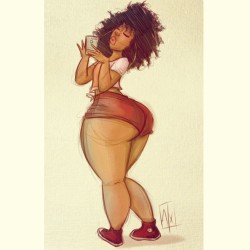 axart:  Thick chicks wit curly bushes ✊✊✊✊