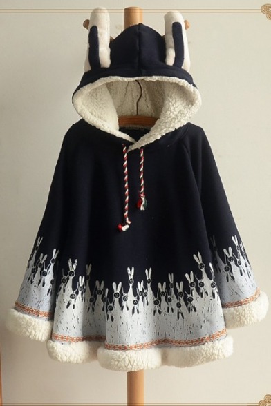 pleasantlyclevermiracle:  Top Capes Collection ( LOWEST PRICE ) Directly click the link below to get one  Cute Rabbit Ear Hooded Animal Printed Cape  Cute Rabbit Hooded Asymmetrical Hem Cape   Oversized Fur Hooded Single Button Plain Cape   Rabbit Ears