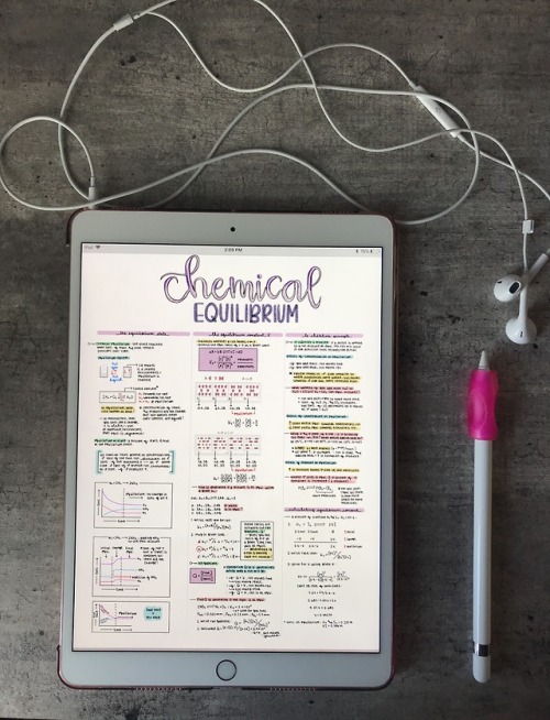 9.15.18; 9/100 ✨I spent all morning copying over my Chemistry lecture notes and managed to fit all 4