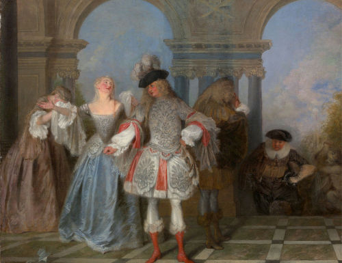 The French Comedians Antoine Watteau (1684–1721)