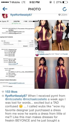 babefield:  foxxxynegrodamus:  cuntfear:  youfunkybitchyou:  midnightjazz:  leavesandbitches:  Cold shit! Designer Michael Costello literally bought and sold my girl’s design as his own! Giving no credit at all smh like how did you not think this would