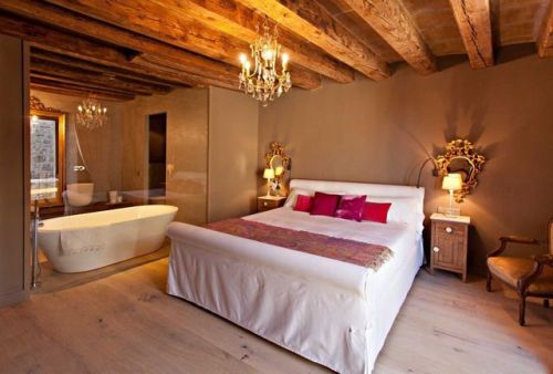 Hotel La Vella FargaA strikingly restored 11th century Catalan masia in the province of Lleida, Hote