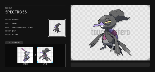 fantasticfakemon:Macaboo —> SpectrossGhostArtist: HourglassHero