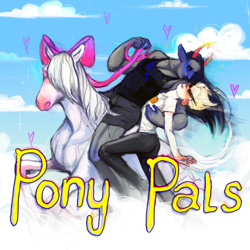 Pony Palsis the project I have been hinting at for the past few days. It is a full ms paint adventur