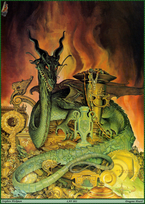 artsytoad: Stephen Hickman, Dragon’s Hoard www.artsytoad.tumblr.com