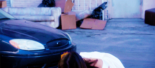 montygreen:While wearing a wedding dress you lept over a couch, sprinted down an alley, and jumped o