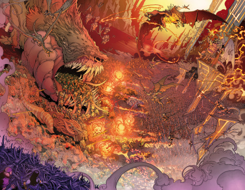 The Blood War from D&amp;D Infernal Tides #4. Devils vs. Demons on the first layer of the Nine Hells