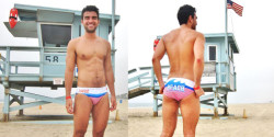 huffpostqueervoices:  How This Tiny Swimsuit Helps An Olympian Promote LGBT VisibilityOpenly gay Olympian Amini Fonua said, “Having the words ‘gay and lesbian’ over my butt is my way of announcing my queerness for the swimming world to see.”