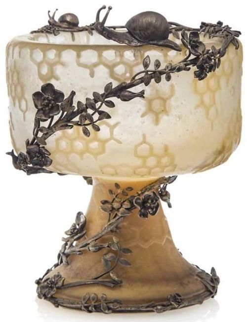 treasures-and-beauty:Vase ca.1899,Emile Gallé, Gustav-Roger Sandoz