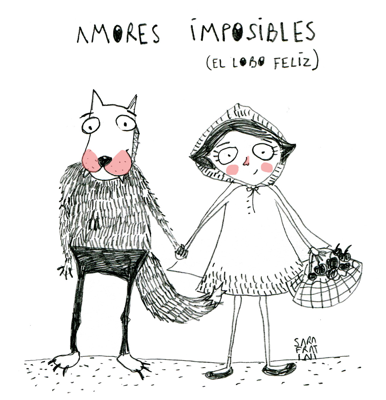 sarafratini:  Amores imposibles (un lobo feliz)