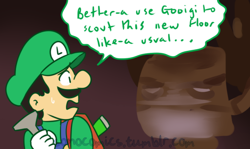 …Okay but how does Gooigi weigh “more” out of the vacuum?? Click HERE to check ou