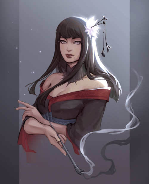 palarien: My new drawing tablet arrived so here’s a celebratory Yotsuyu painting test