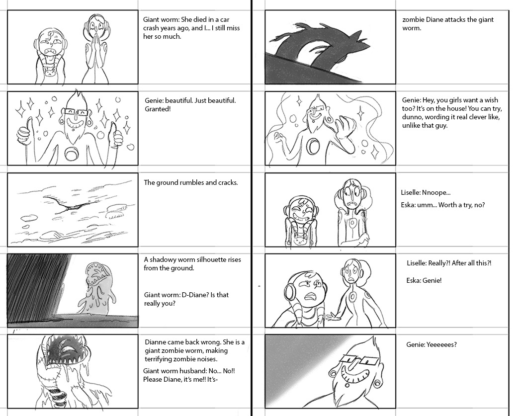 greyannis: So here it is, “Super Space Sisters”, my rejected pitch to Frederator!