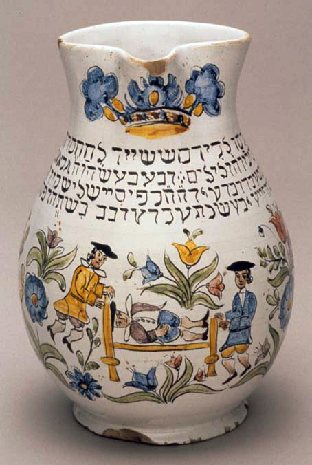 hiddurmitzvah:  Pitchers and beaker of the Chevra Kadisha (Burial Society).