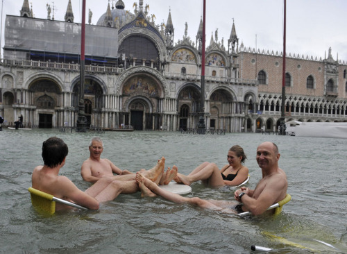 thenewurbanist:Venice Under Water from The Atlantic InFocusWill this be all of us in 30 years? At le