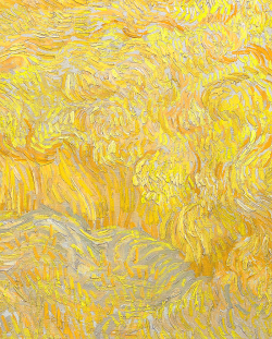 Vincent Van Gogh. Detail Of Wheatfield With A Reaper. 1889.