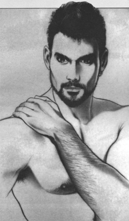 Facial Hair by Robert W. Richards - This is part of a series from the early 90s in which various art