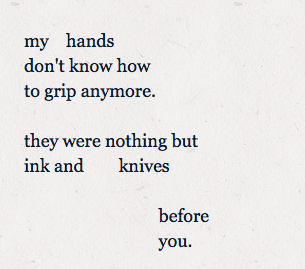 when i get writer’s block, i try to think about something i recently read or watched, and then i pic