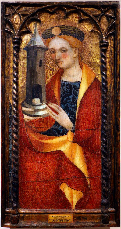 Saint Barbara by Lluis Borrassá, (born c. 1360s or 1370s-died 1420s) Catalonia