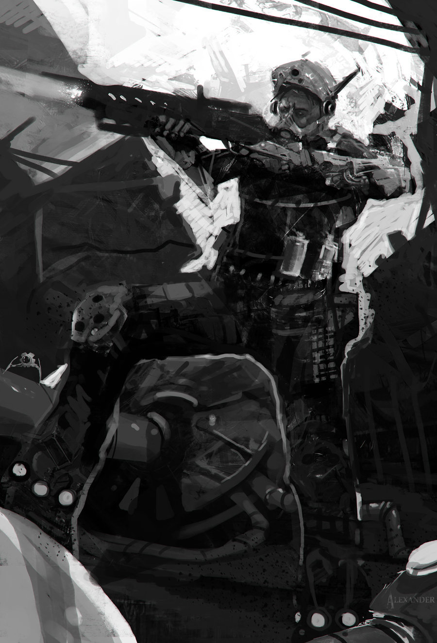 roguetelemetry:
“Soldier_sketch by AlexanderBrox0101
”