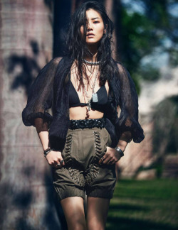 vs-aw:  Liu Wen by David Bellemere for ELLE