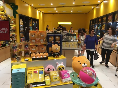 Kakao and LINE both have stores now&hellip;and theyre right next to each other, in the dept store in