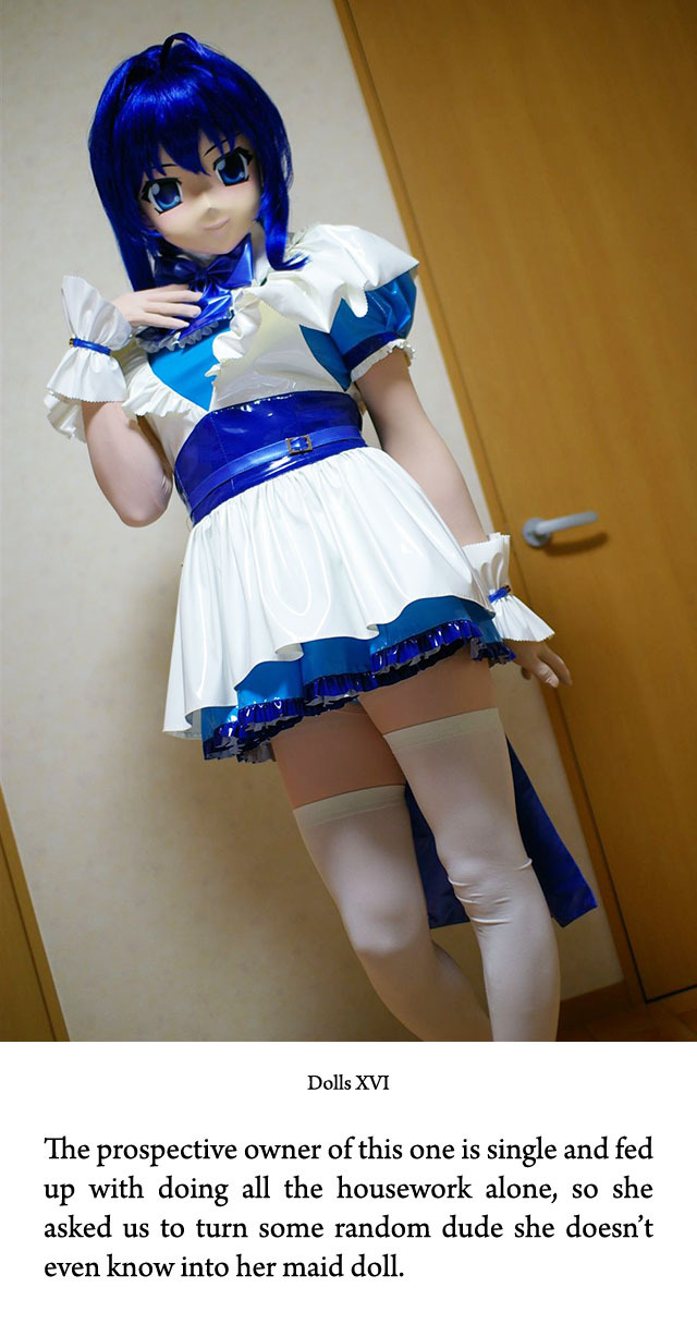 Apparently, wearing cosplay and a mask is a thing in Japan. I mean, outside of perverted