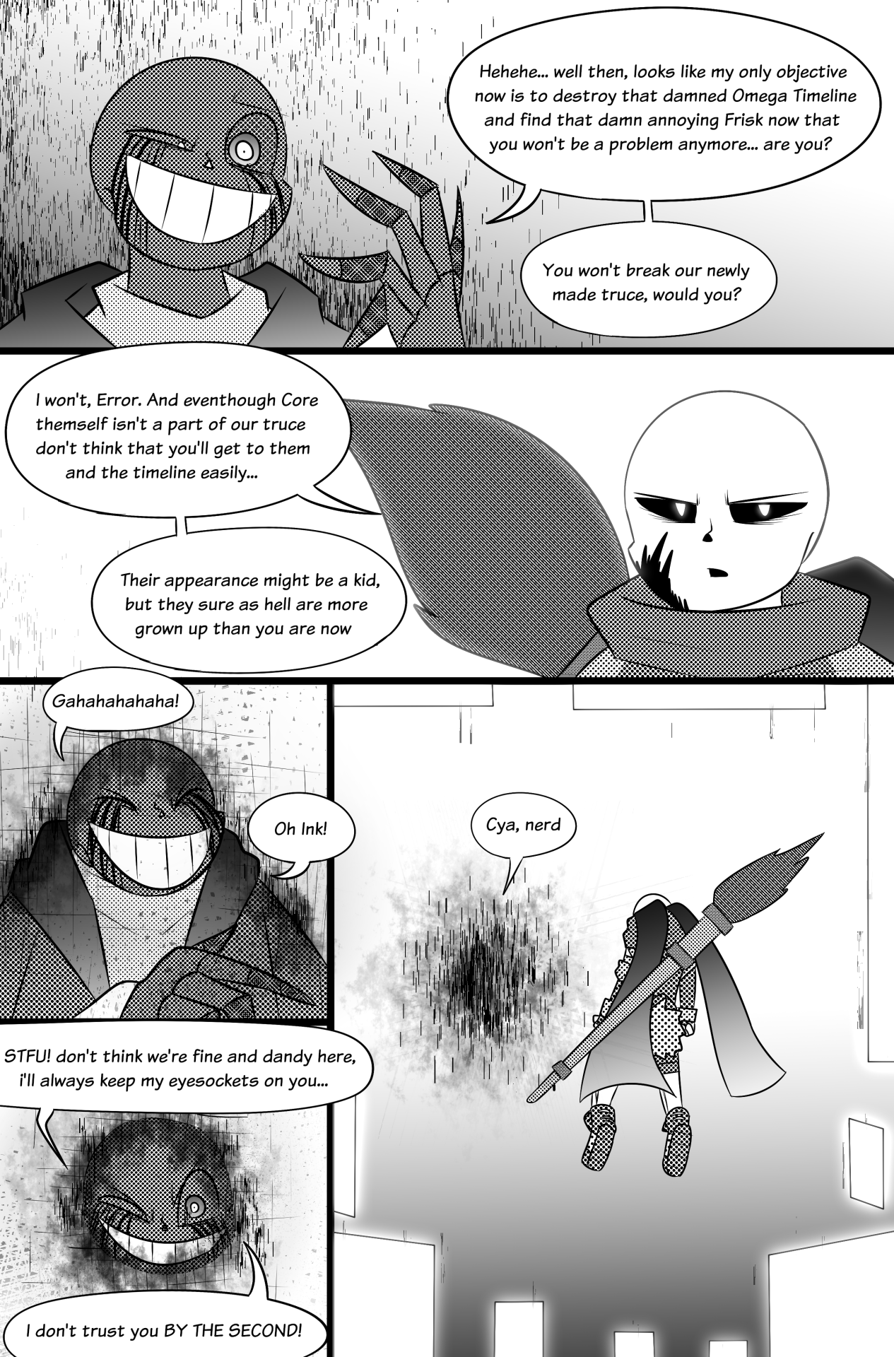 Ink Sans(Underverse) VS Error Sans(Underverse) - Battles - Comic Vine